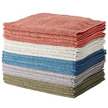 Amazon.co.jp: トップ産業 マイクロファイバークロス5色20枚組